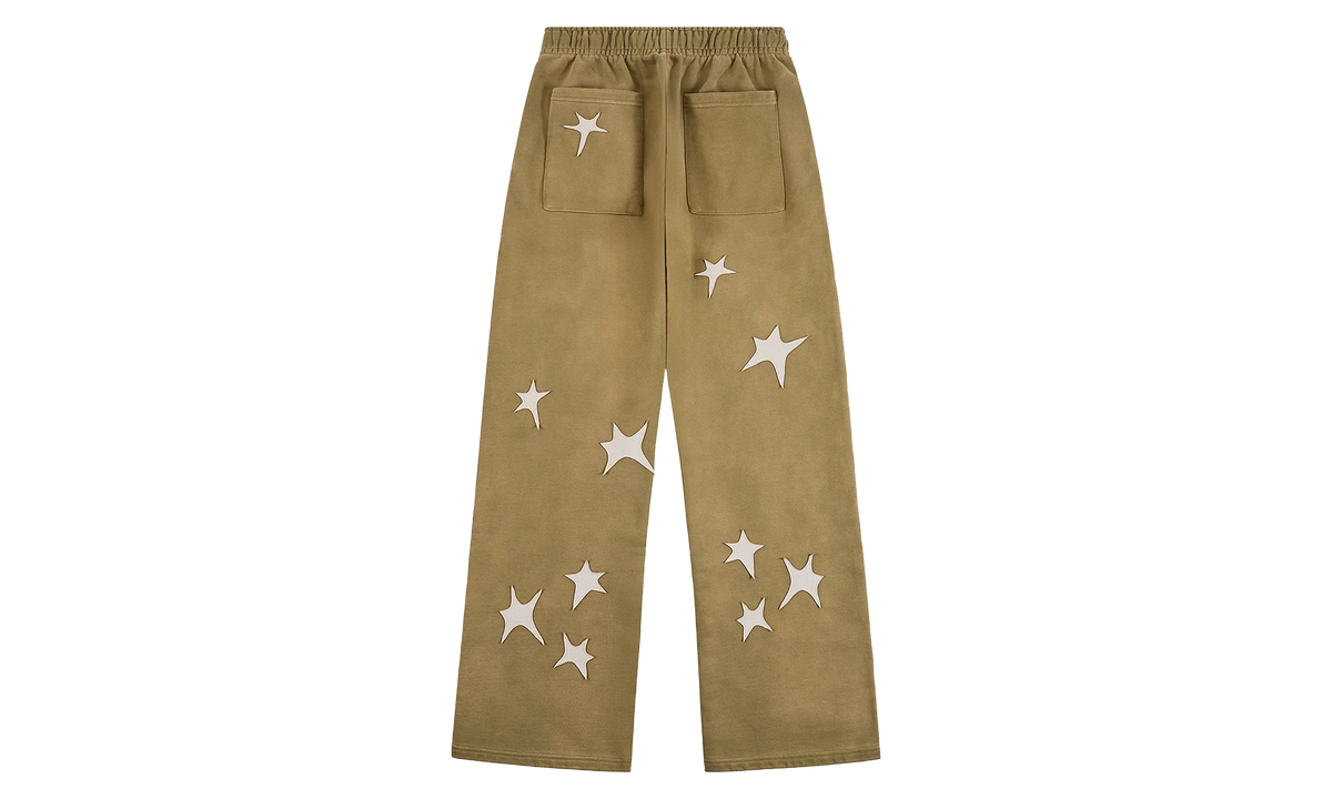 Patchwork Washed Sweatpant "Green" KS003