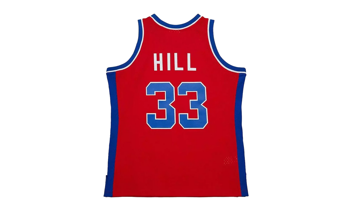 NBA Grant Hill Dark Jersey "1994 Detroit Pistons - Red" JY8722 DPIRED1