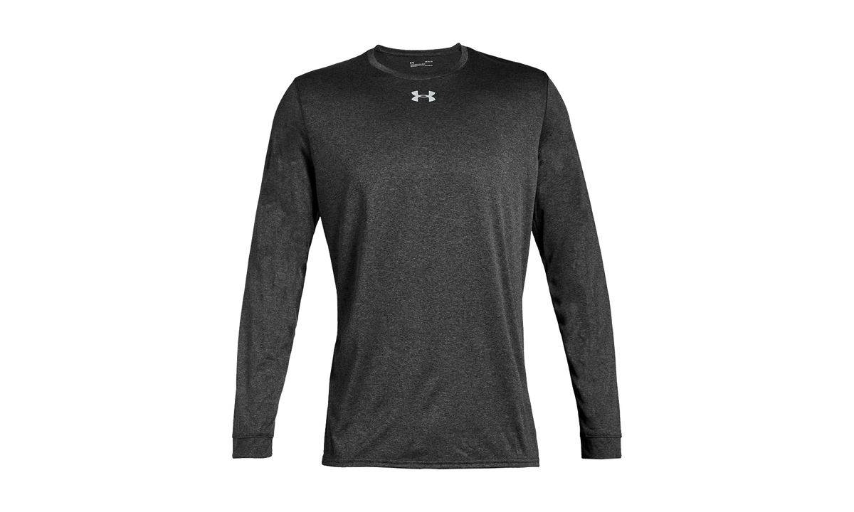 Locker Tee 2.0 Long Sleeve Shirt "Carbon Heather / Metallic Silver" 1305776 090