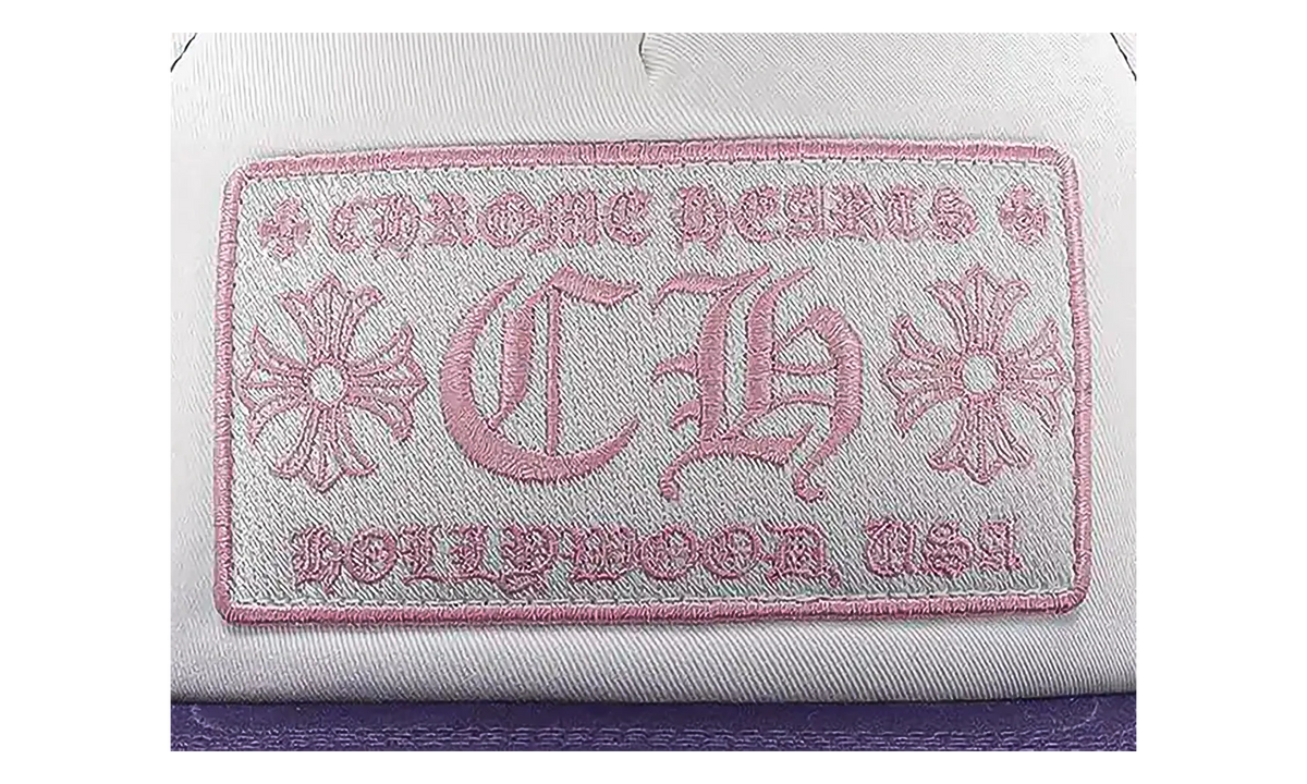 CH Hollywood Trucker Cap "Purple / White / Pink" CHRM1036