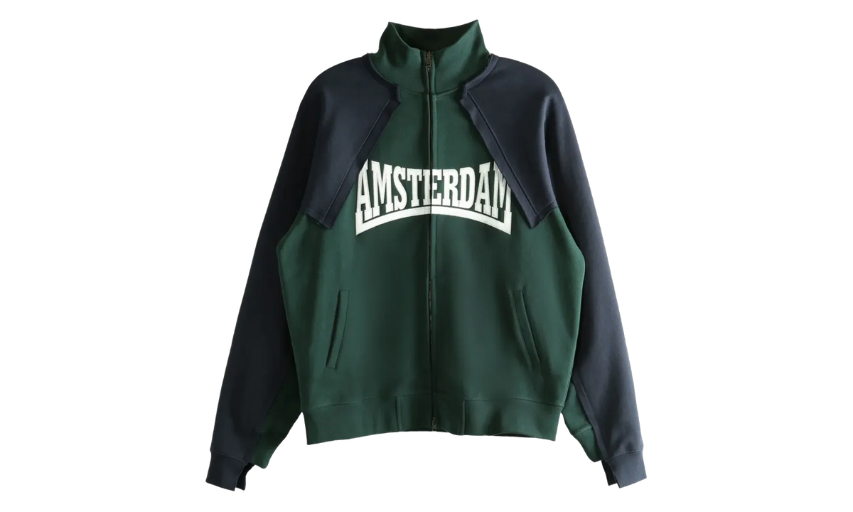 Patched Zip-Up "Emerald Green/Navy" UH76ZU760EN EMER