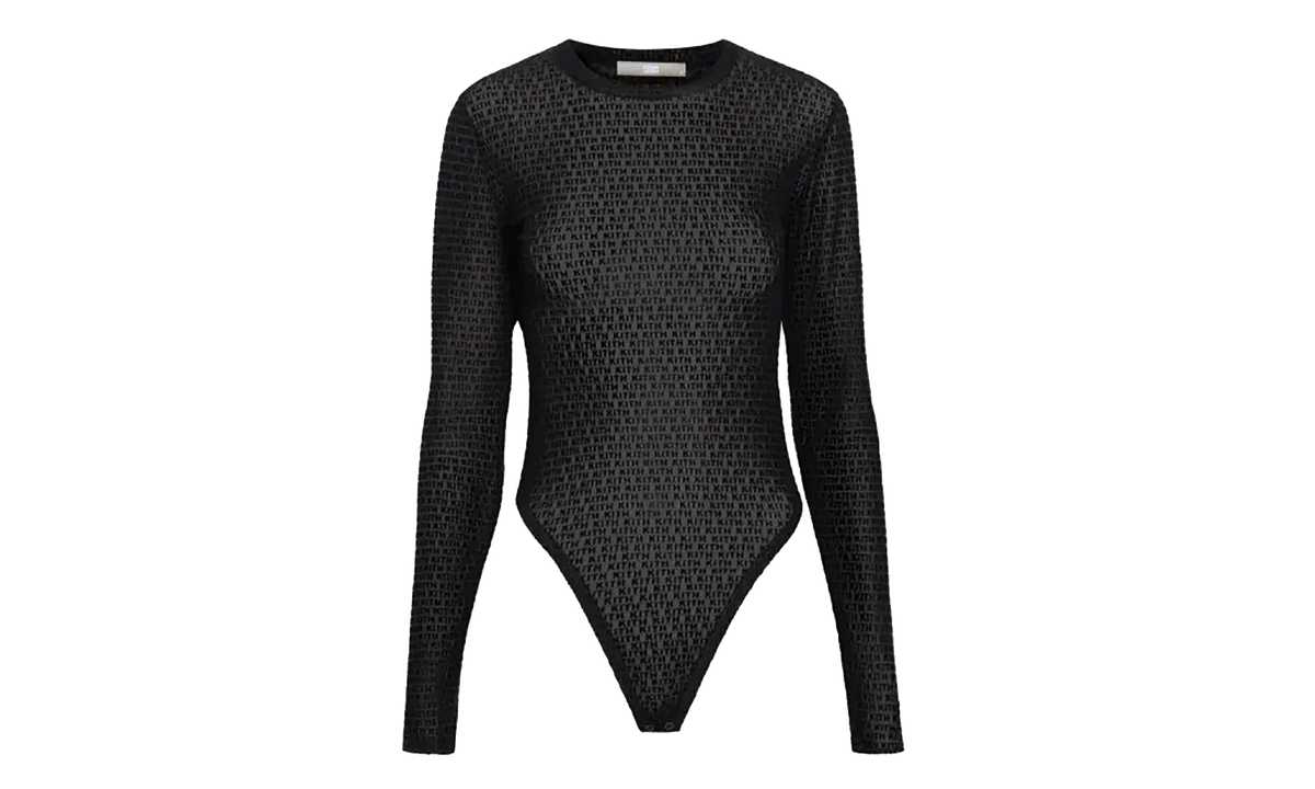 Monogram Velvet Bodysuit WMNS "Black" KITH127