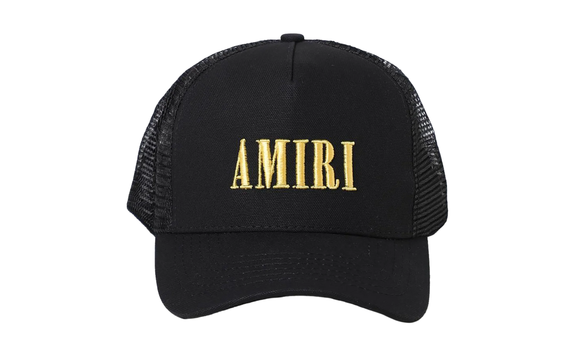 Core Logo Trucker Hat "Black / Yellow" XMAH001 011 BLAC