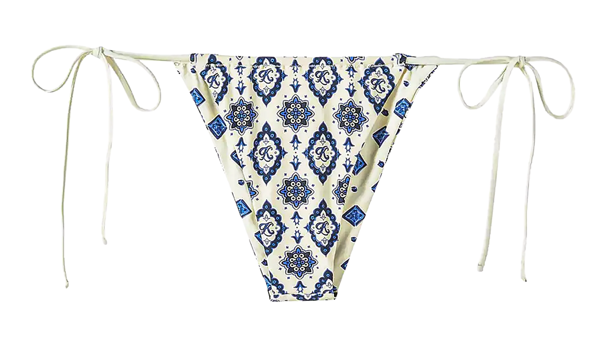 Tova Baroque Tile Tie Bottom "White" KITH53