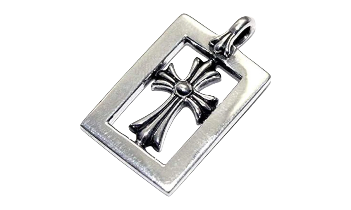 Framed Baby Fat Pendant "Silver" CHRM1037