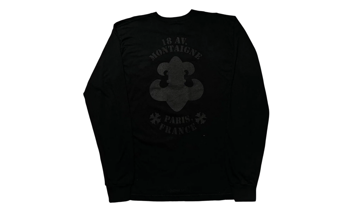 Paris Exclusive Fleur Long-Sleeve T-Shirt "Black" CHRM1150