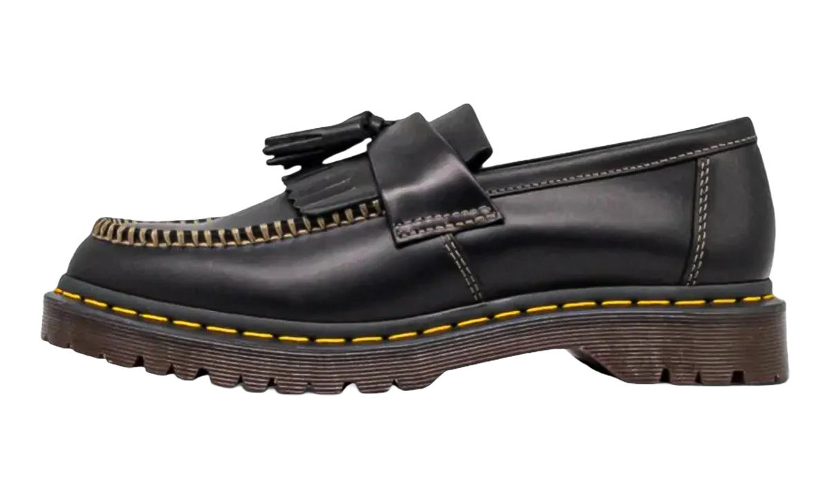 Adrian Orleans Leather Tassel Loafers "Black" 42849001