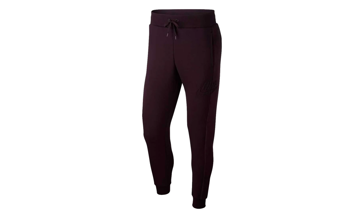NSW Velour Statement Tapered Leg Jogger Pants "Burgundy" 929130 659