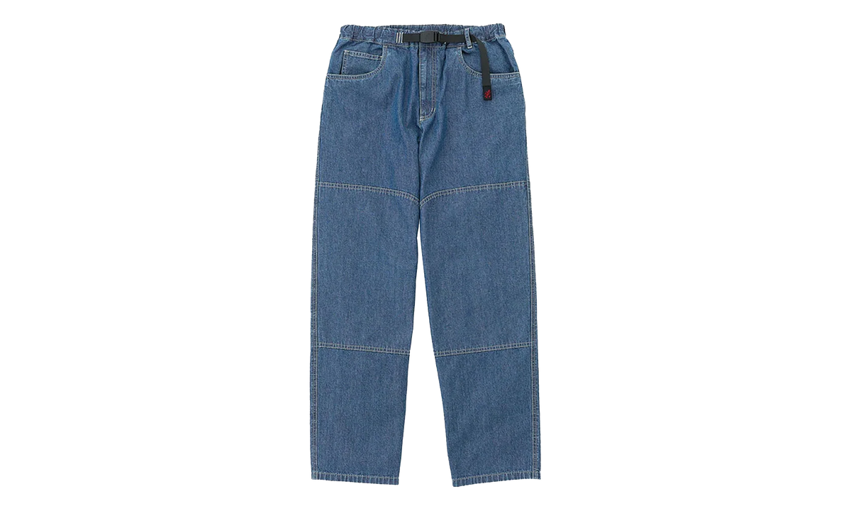 Japanese Chambray Double Knee Pant "Navy" G6SM-P015-BLU
