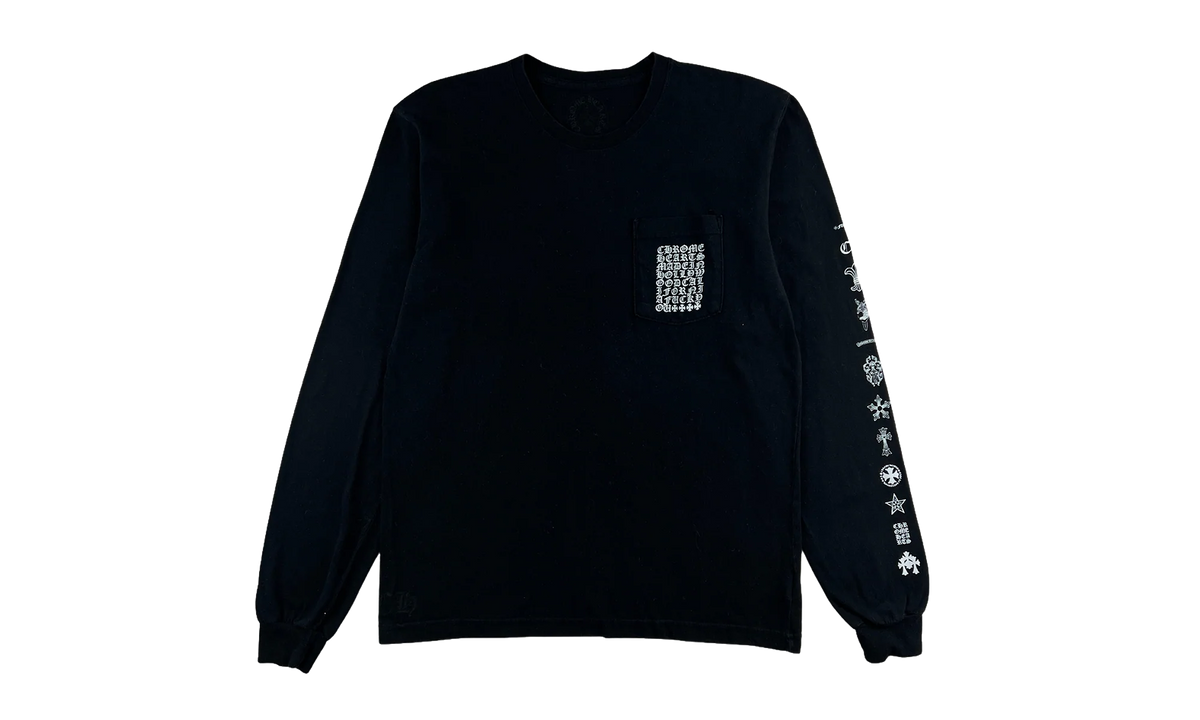 Multi Logo Script Long Sleeve T-shirt "Black" CHRM0760