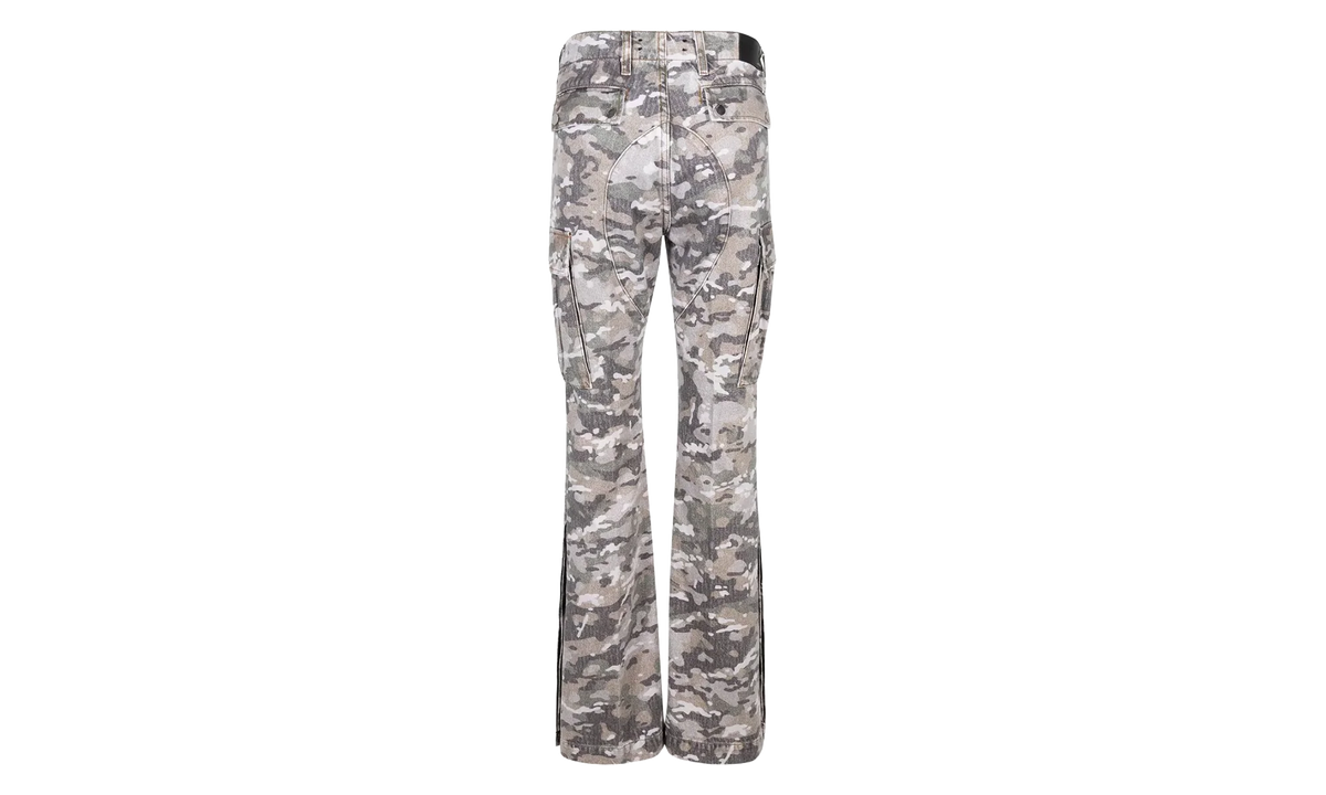 M65 Cargo Kick Flare Cargo Pants "Green Camo" PF23MDF039 526
