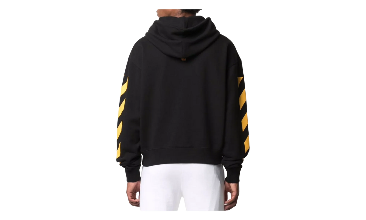 Caravaggio Painting Over Hoodie "Black / Multicolor" OMBB037F21FLE0111084