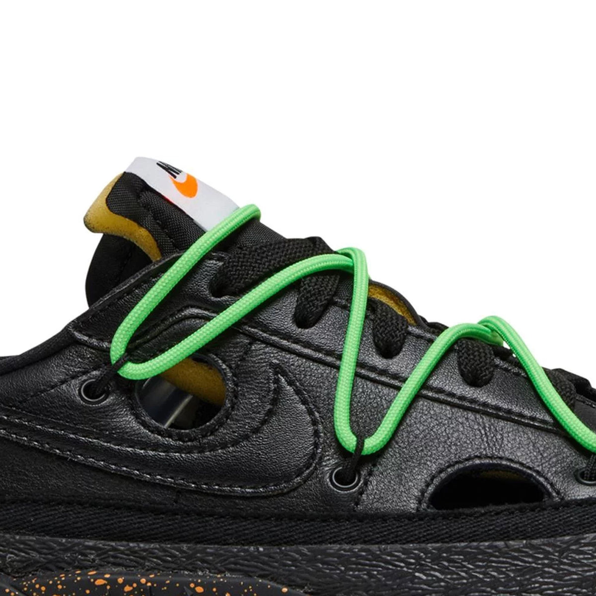 Blazer Low x Off White 'Black Electro Green' (2022)
