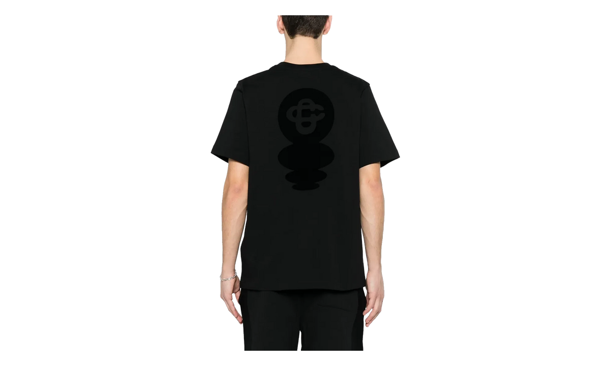 Squash Logo Flock T-Shirt "Black" MSS26JTS00106