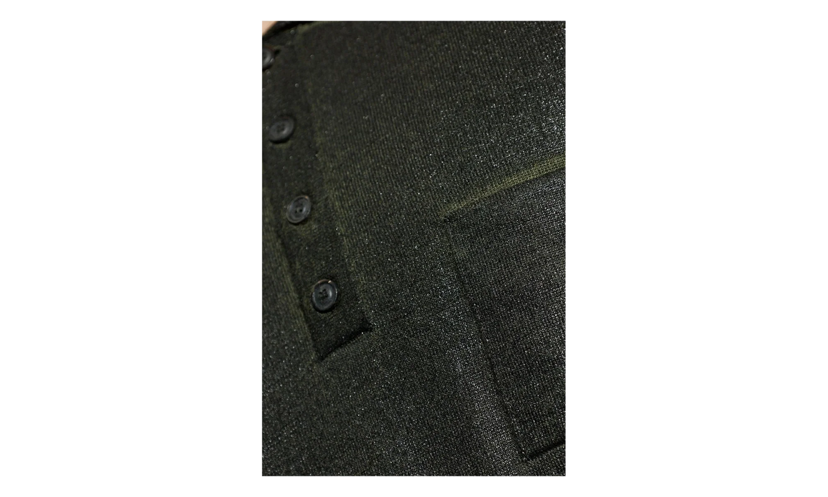 Coated Polo Sweater "Green" S50GL0075M13236696S