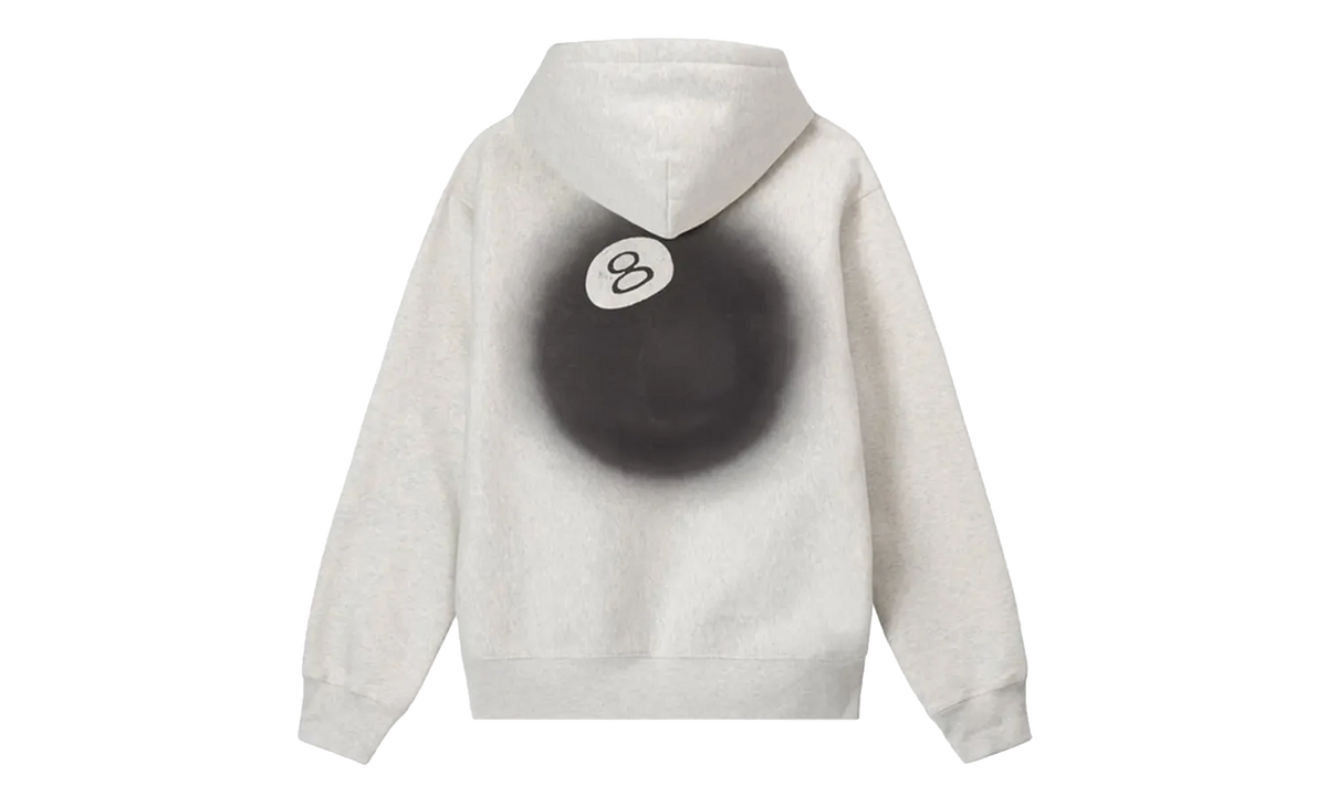 8 Ball Fade Hoodie "Ash Heather" STUS445