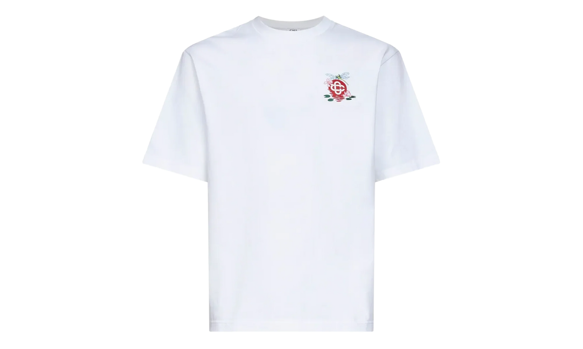 Dragonfly Floral Oversized Short Sleeve T‑Shirt "White" MAW25 JTS 044 08