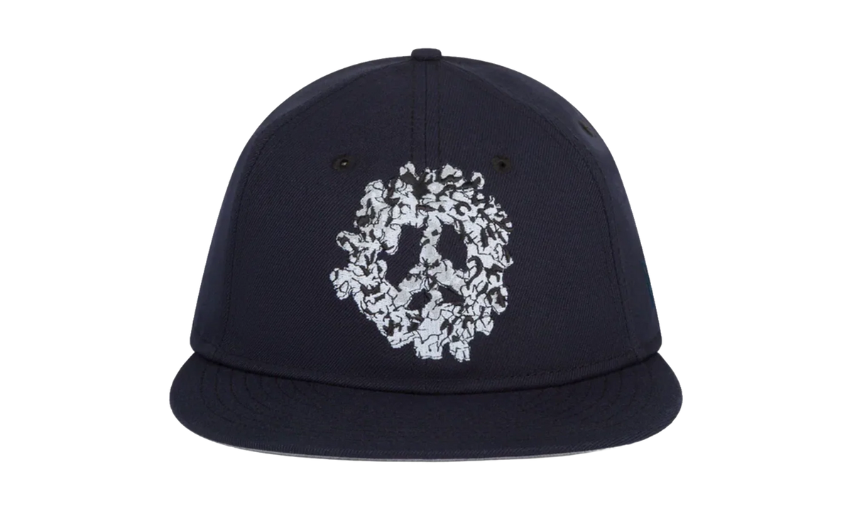 Peace Wreath Snapback Hat "Navy" DT572