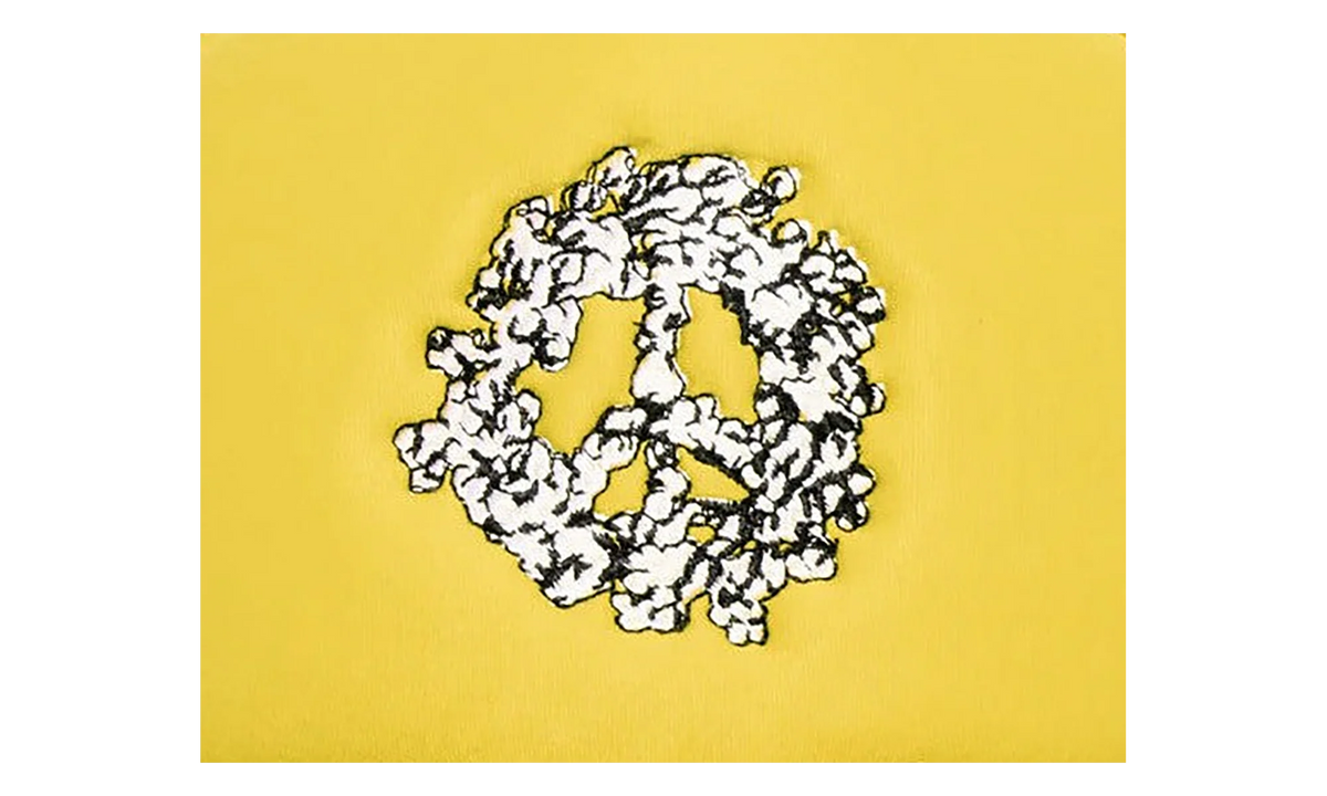 Cotton Peace Wreath Trucker Hat "Yellow" DT548