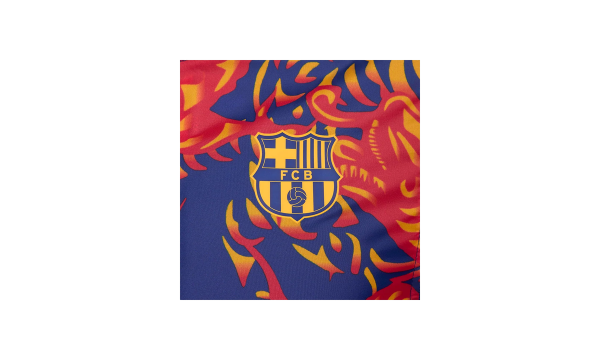 FC BARCELONA SOCCER WOVEN TRACKSUIT "Deep Royal Blue/Deep Royal Blue/University Gold/University Gold" FJ5565 455