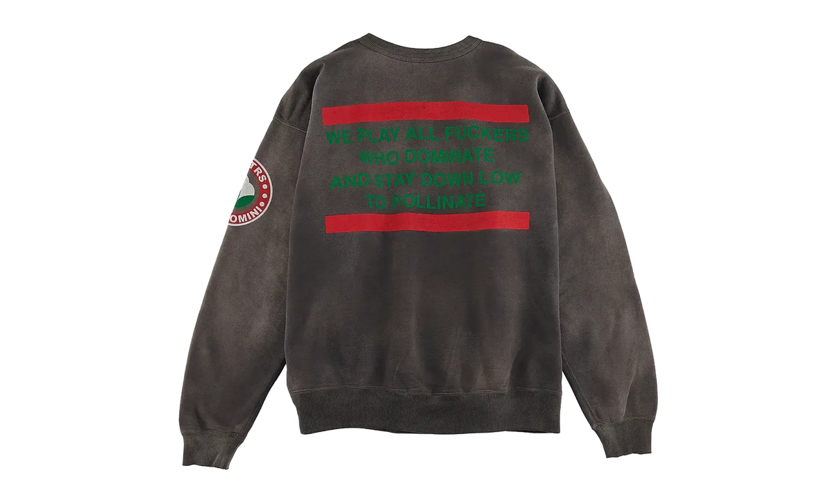 Denim Tears Aged Crewneck Sweatshirt "Grey" SM A21 0000 050