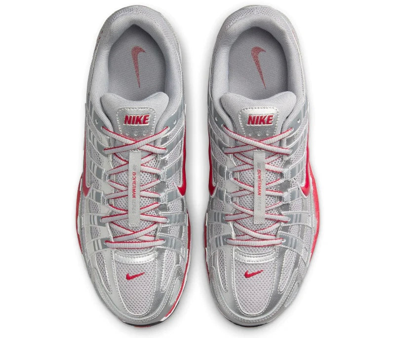 P-6000 Metallic Silver Gym Red