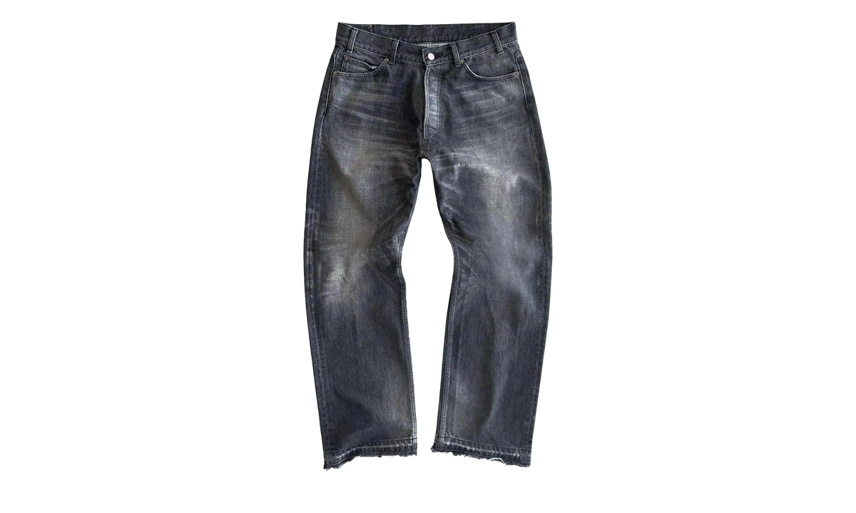Vintage Baggy Denim Pants "Black" BS93