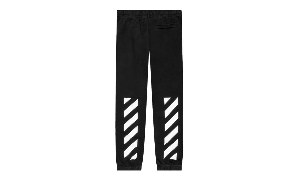 Helvetica Slim Sweatpants "Black" OMCH029C99FLE0021001