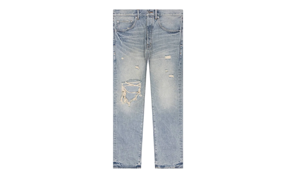 Knee Blowout Dirty Jeans "Light Indigo" P011 KNEB325