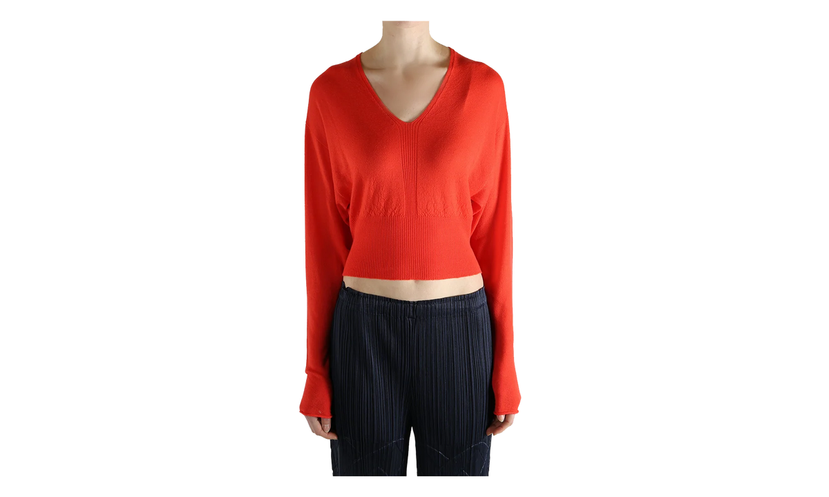 V Cropped Top WMNS "Coral" RP01F6665 WS 83