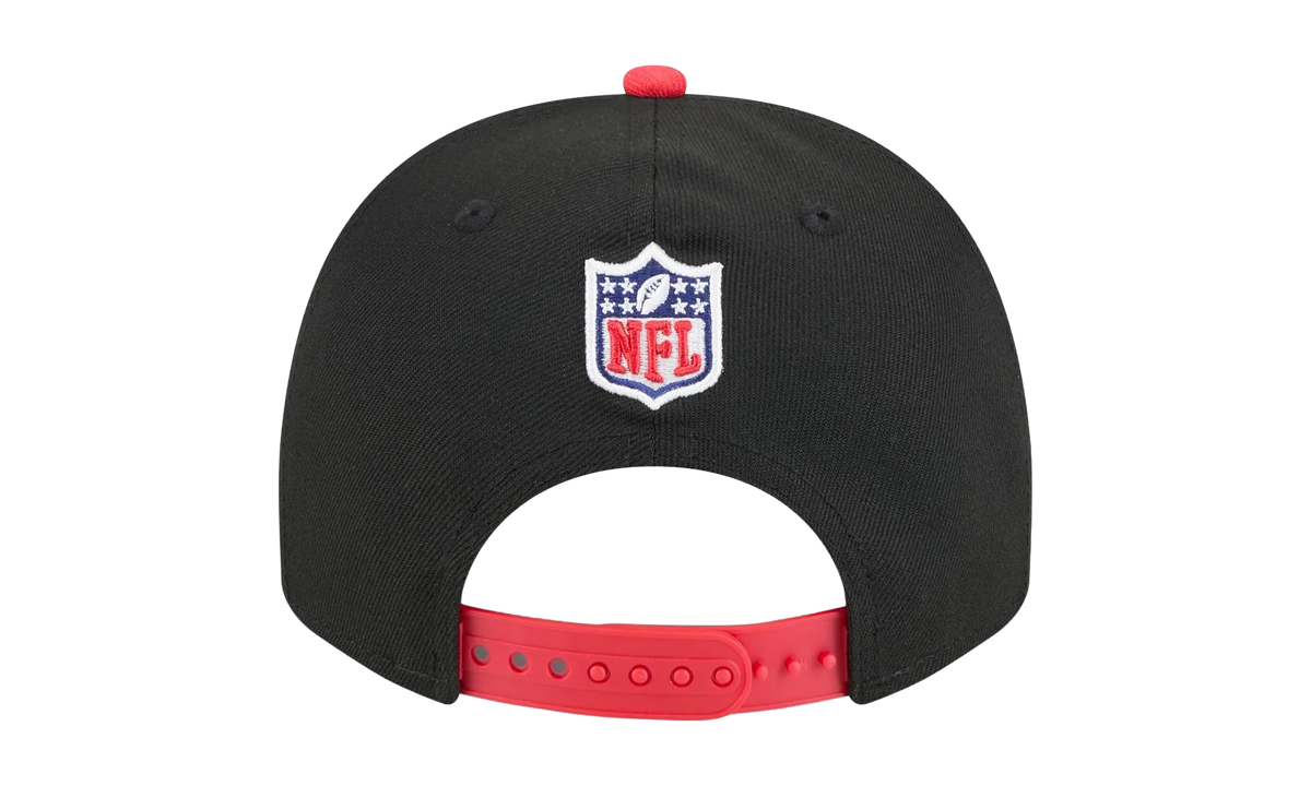 9FIFTY Kansas City Chiefs NFL A Frame Snapback Hat "Black / Red" NE136