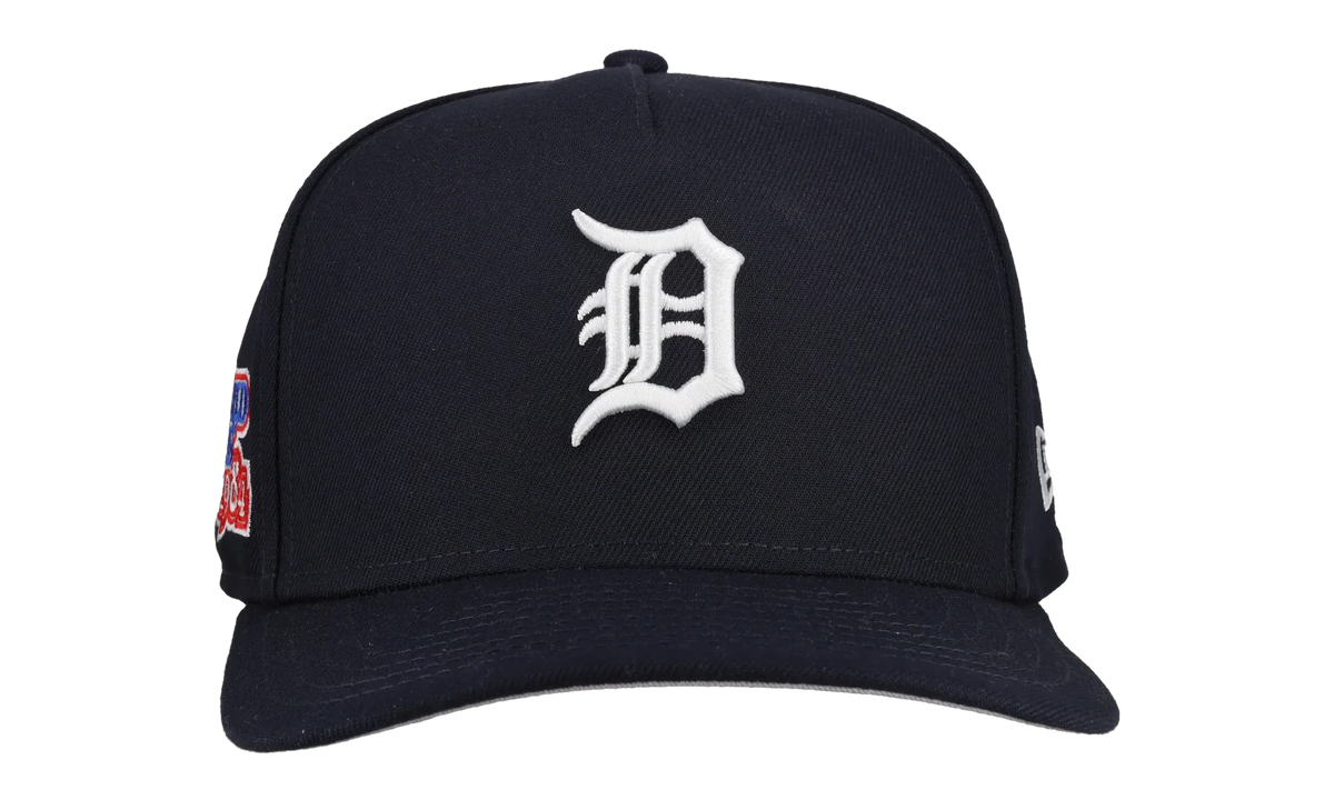 9FIFTY Detroit Tigers 1984 Team Color A Frame Snapback Hat "Black (Grey Brim)" NE473