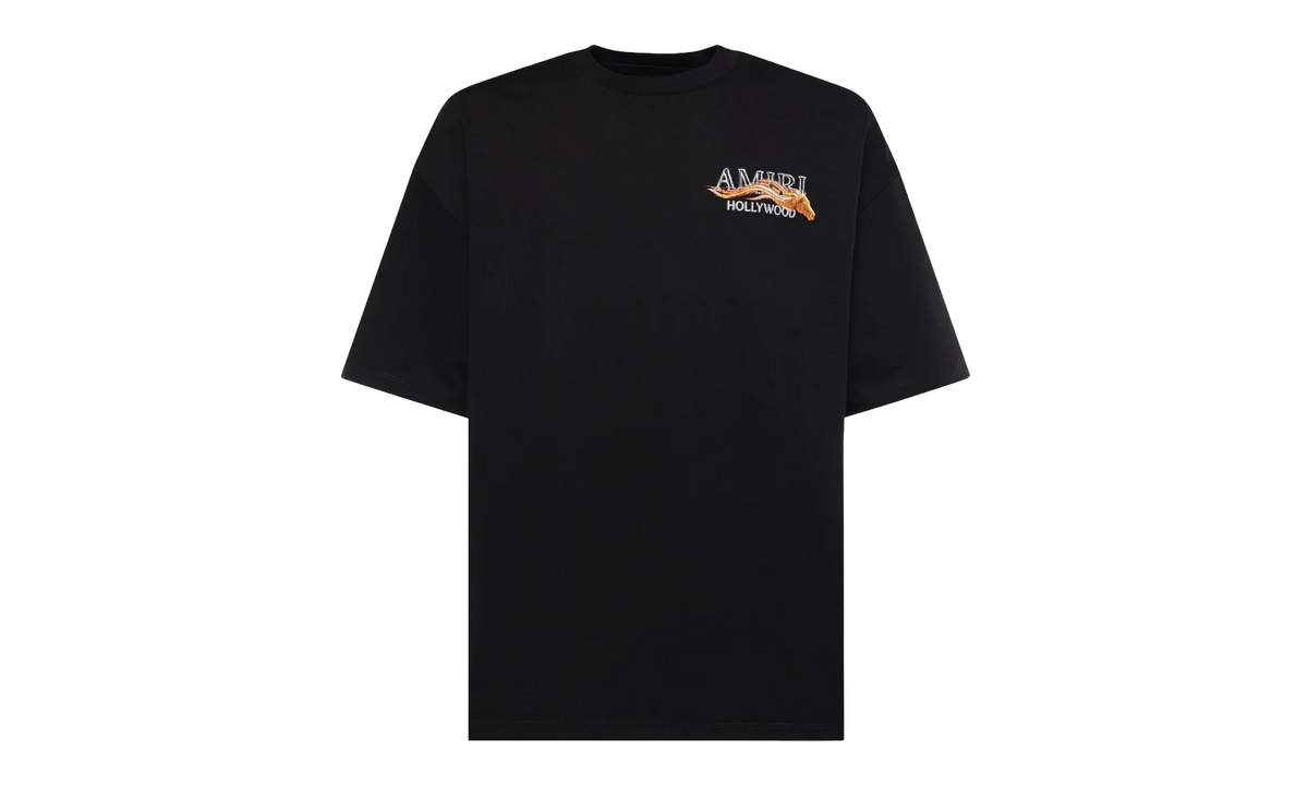 HOLLYWOOD HORSE OVERSIZED TEE "BLACK" AMTOJR1050 001