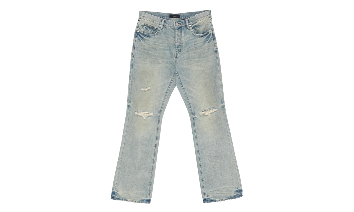 Dirty Fade Down Bootcut "Light Indigo" P026 DFDR525