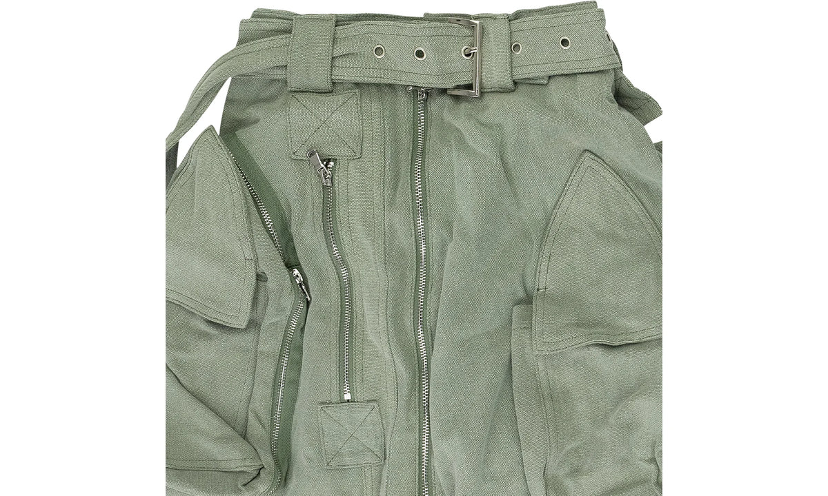 MULTI POCKET SKIRT "GREEN" 11200780011AW23