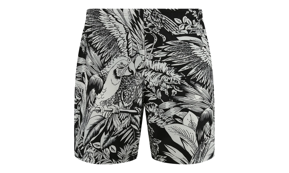 Jungle Parrots Swimshort "Black / Off White" PMFA005S22FAB0011001