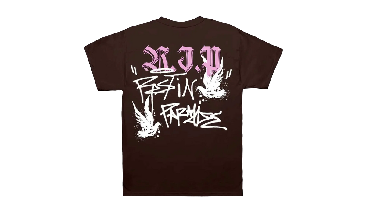 Graffiti Dove T-Shirt "Brown / Pink" Y1Q5KV9W