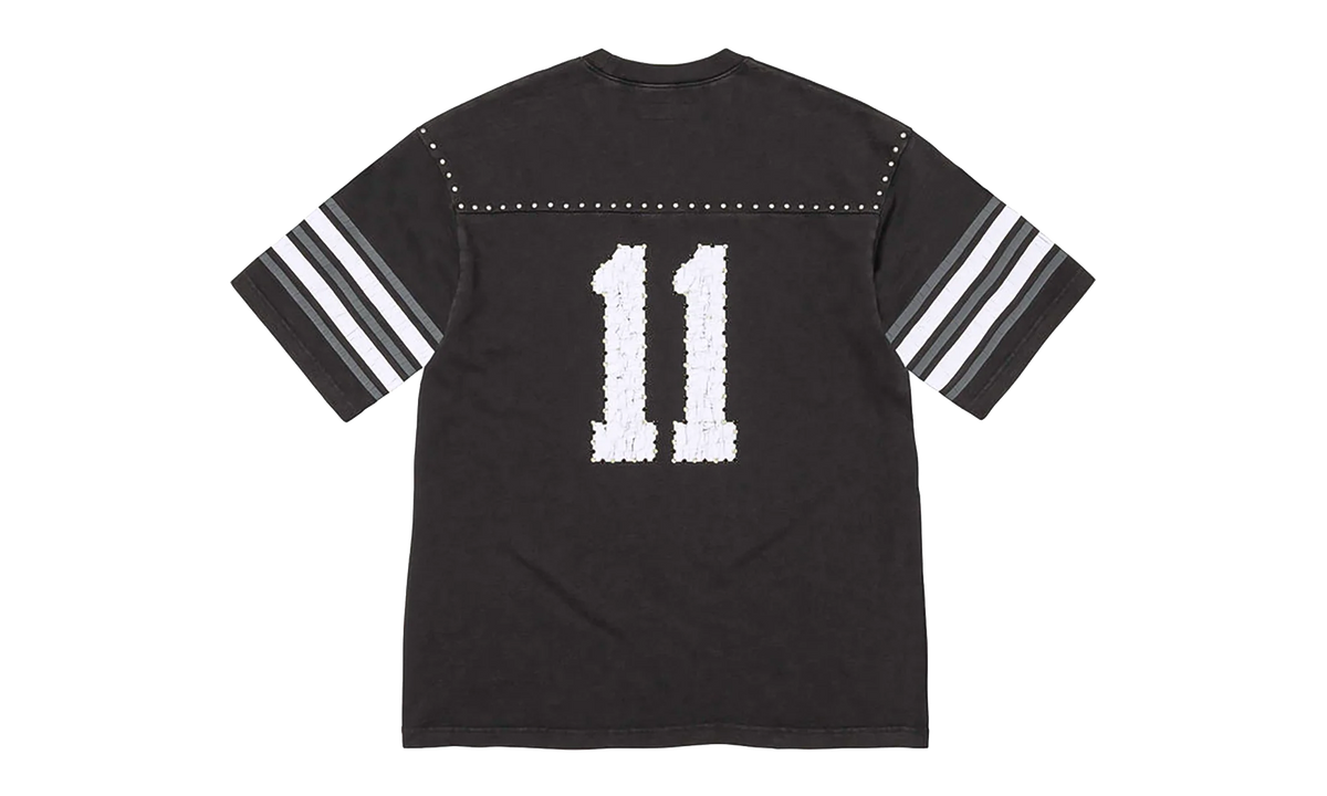 Studded S/S Football Top "SS26 - Black" SU27035