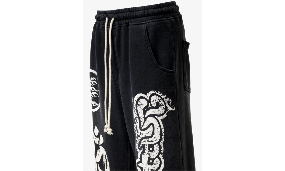 YOGA REMIX SWEATPANTS (BELT LOOP FIT) "Black" HSR169