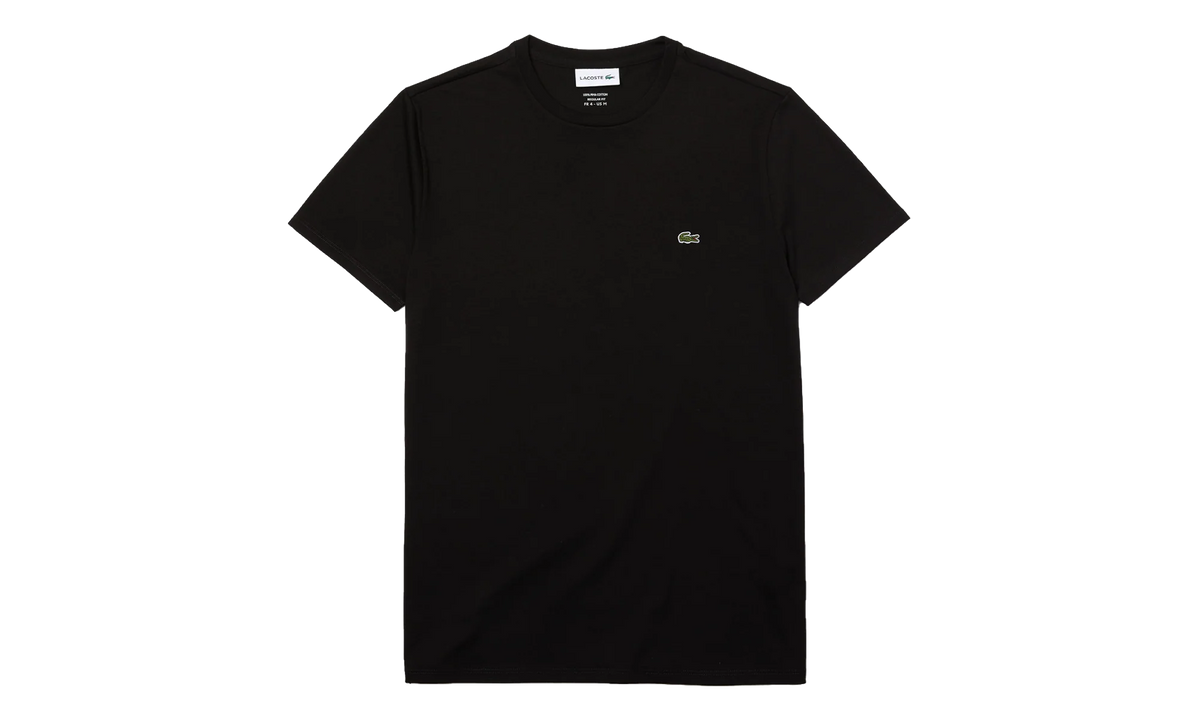Crew Neck Pima Cotton Jersey T-shirt "Black" TH6709 031