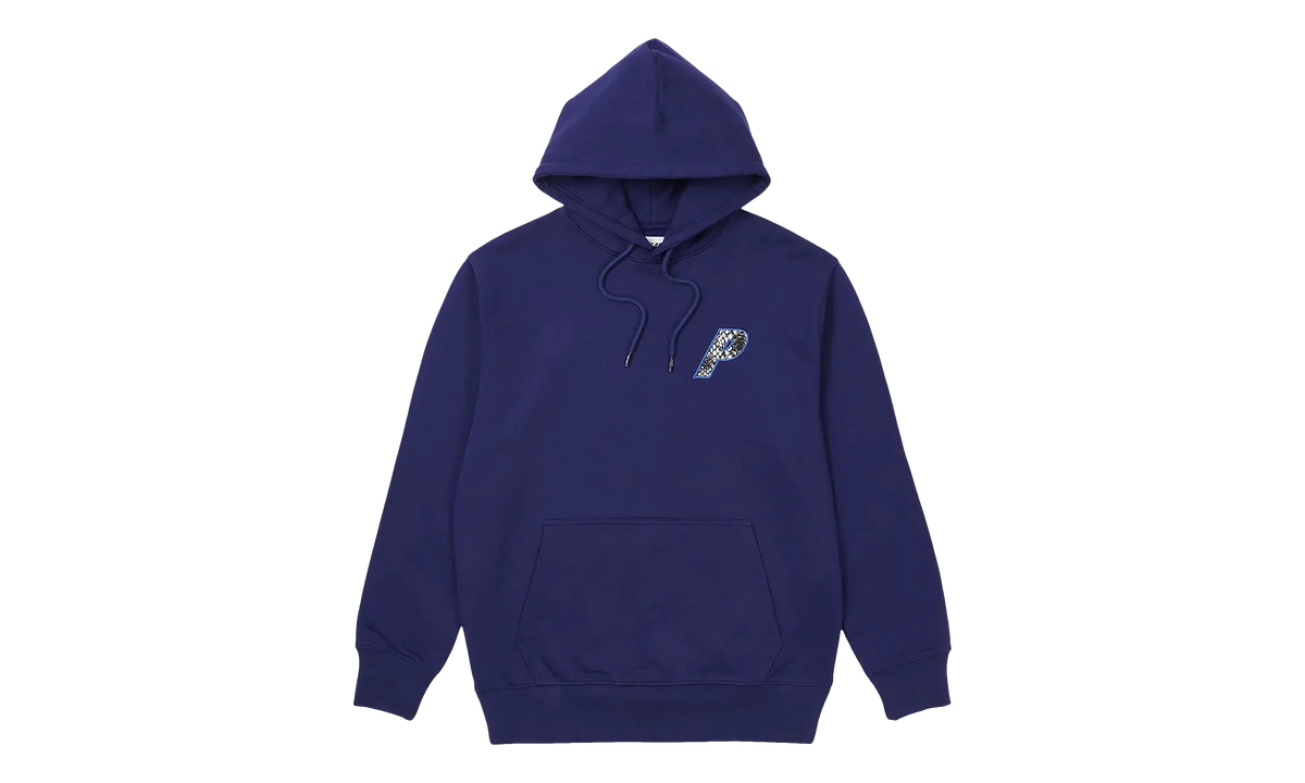 P-3 Snake Applique Hoodie "Navy" p0121