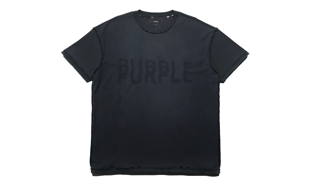 Layered Wordmark T-Shirt "Black" P101 TBRH226
