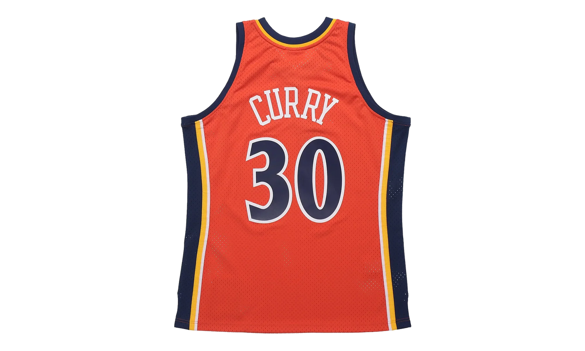 NBA Stephen Curry Swingman Alternate Jersey "2009-10 Golden State Warriors - Dark Orange" SMJYAC18086 GSWDKOR09SCU