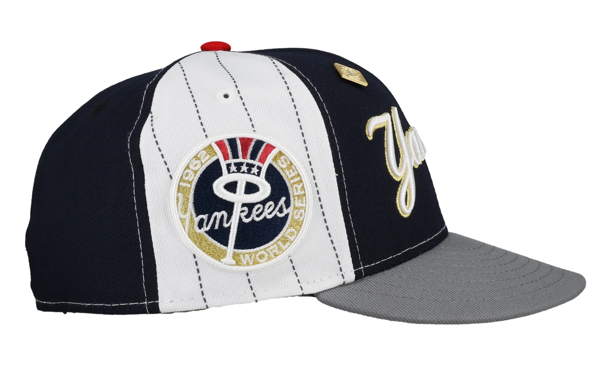 59FIFTY New York Yankees 1962 Fitted Hat "Pinstripe Pinwheel - Black / Grey" 123451297540