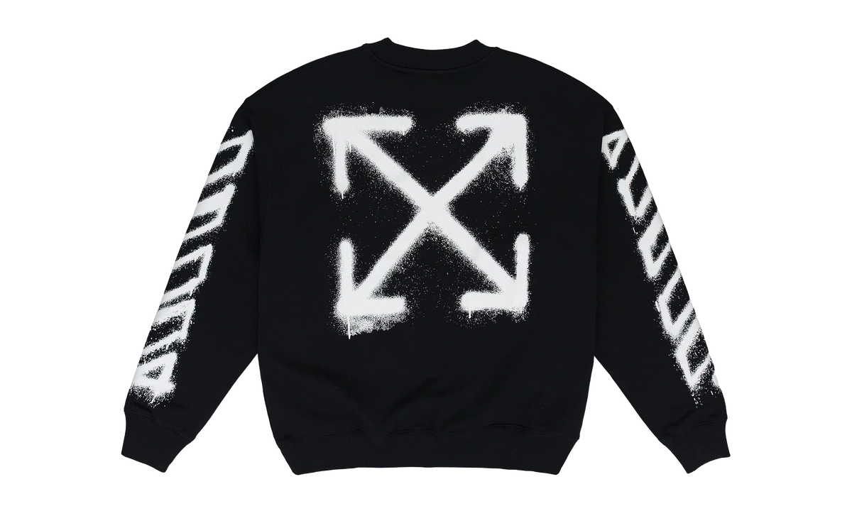 Spray Can Arrow Crewneck "Black" OFW-MHDS-0204