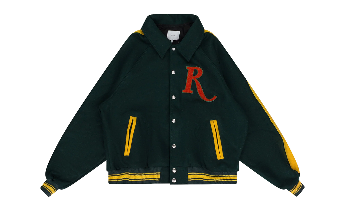 RAGLAN VARSITY JACKET "Green" RHD-MOTW-0044