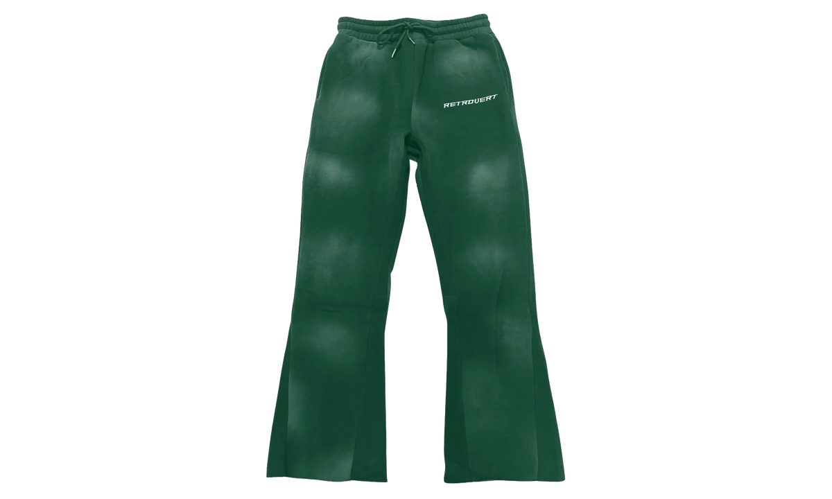 Prefall Flare Sweatpants "Green Washed" RET002