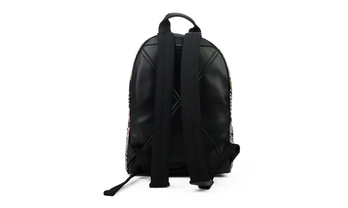 Hibiscus Jacquard Backpack "Black" SS22MAB002_Black