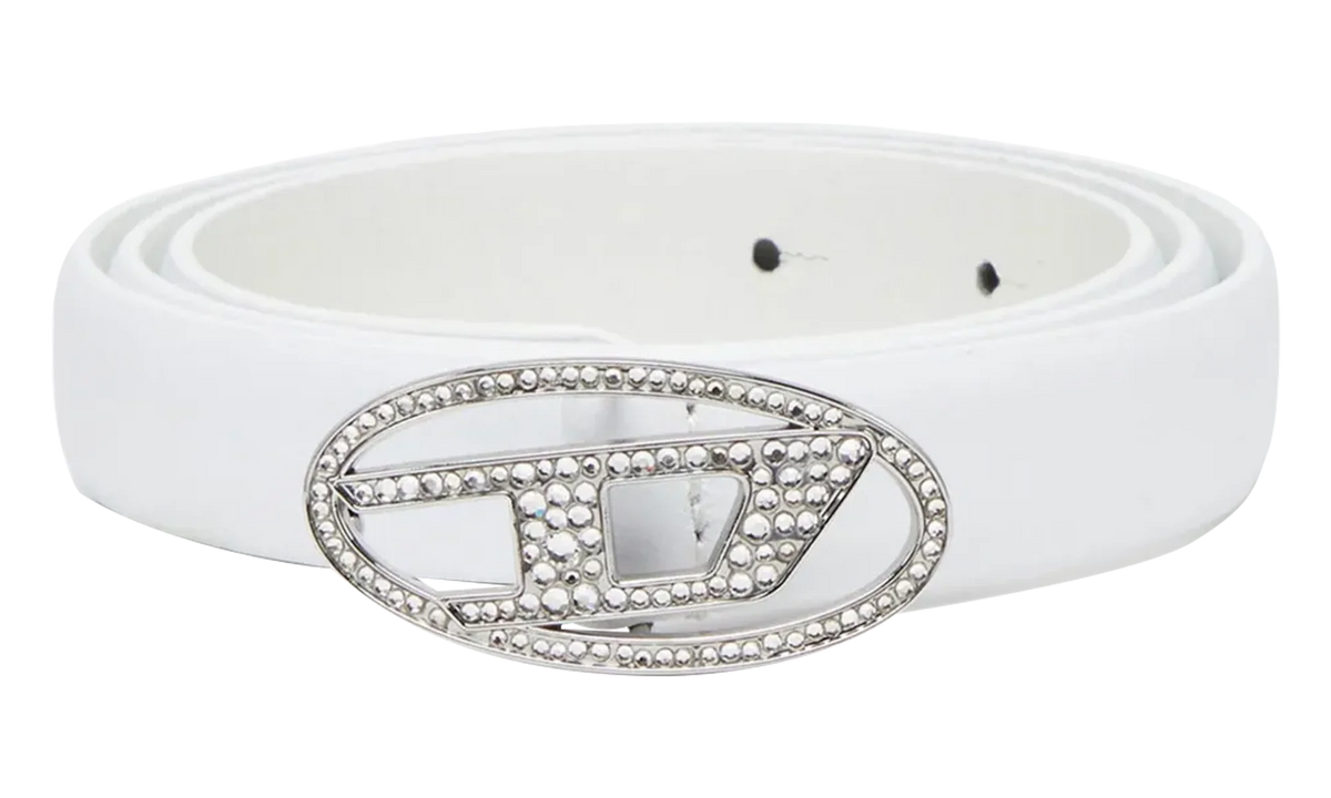 B 1DR Strass 20 Belt "White" X09972 P6364 T1003