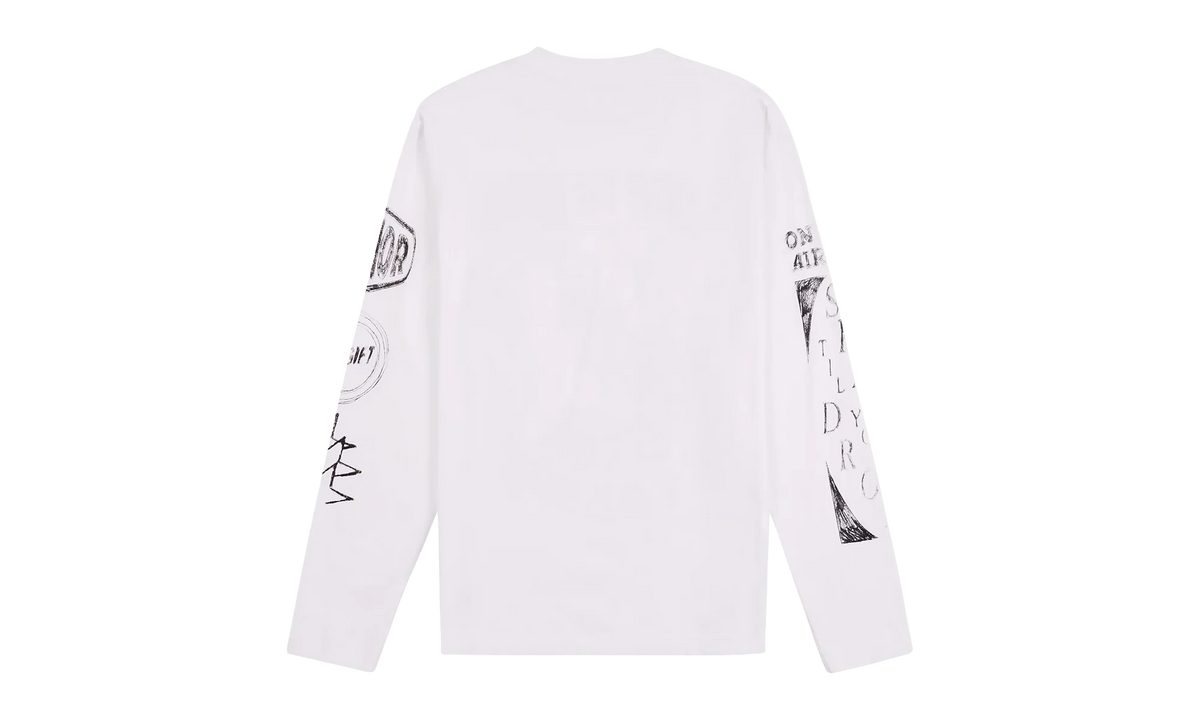 Night Skate Long-Sleeve Tee "White" HTG250498 WHT
